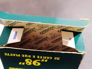 Carte da Poker Modiano 98 Plastificate BLU