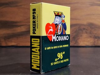 Carte da Poker Modiano 98 Plastificate BLU