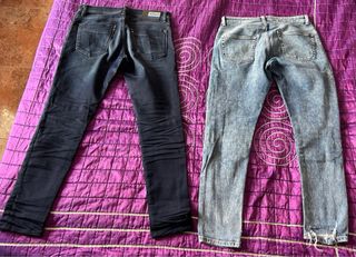 Lote 2 Pantalones Vaqueros Hombre Talla 38
