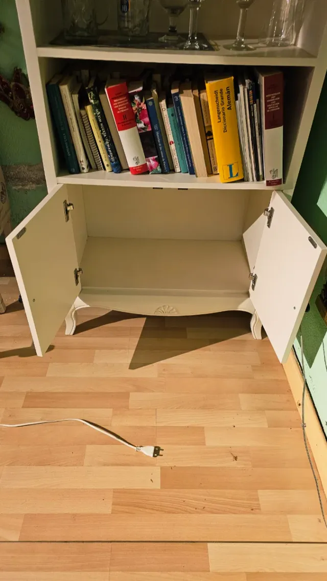 Librería París Vintage Provenzal Blanco