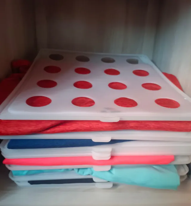 Organizador de Ropa Plástico Blanco