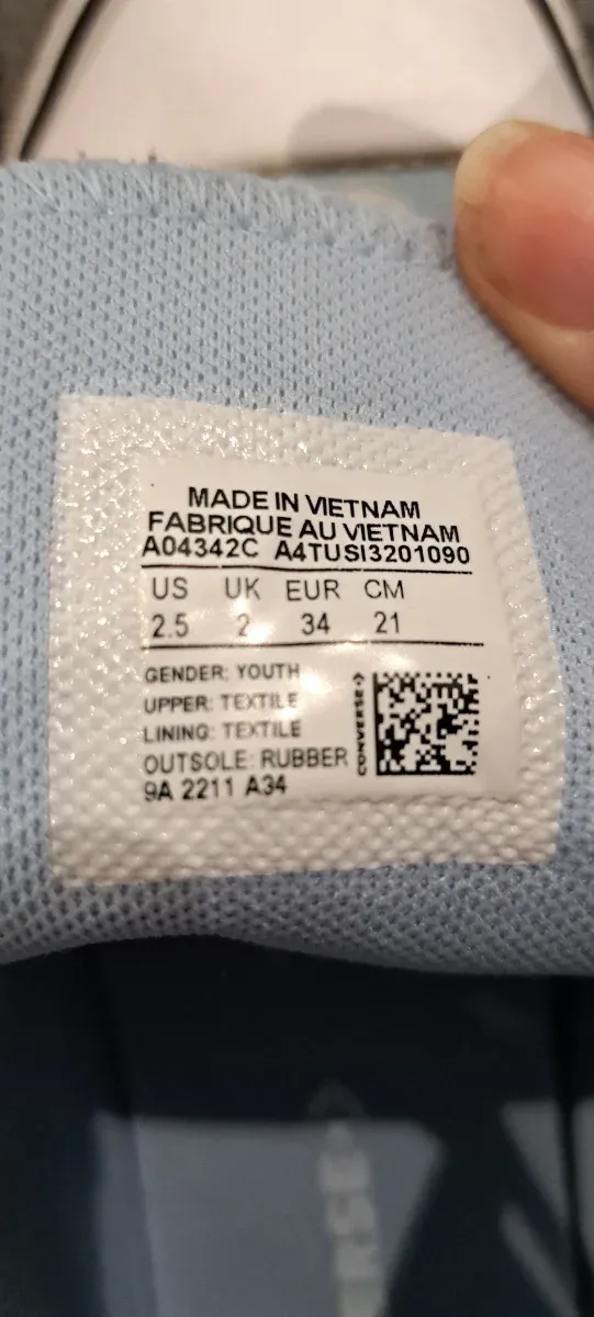 Converse Botas Nubes Talla 34