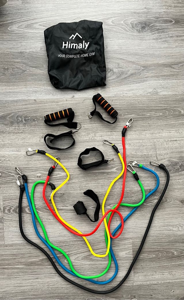 Himaly: Set 5 Bandas Resistencia con Mangos