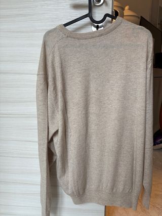 Maglioncino Camicissima misto lana e cashmere beig