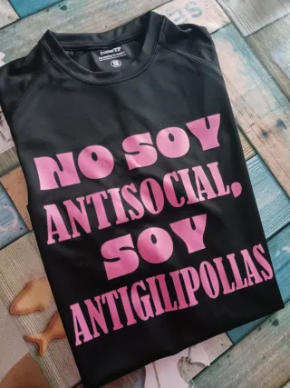Camiseta No soy antisocial