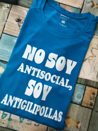 Camiseta No soy antisocial