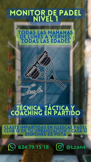 Clases de pádel en Illescas