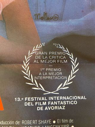 Pesadilla en Elm Street  Cartel Original .