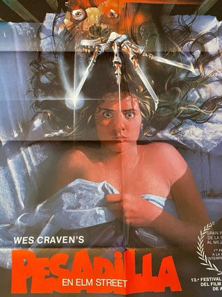 Pesadilla en Elm Street  Cartel Original .