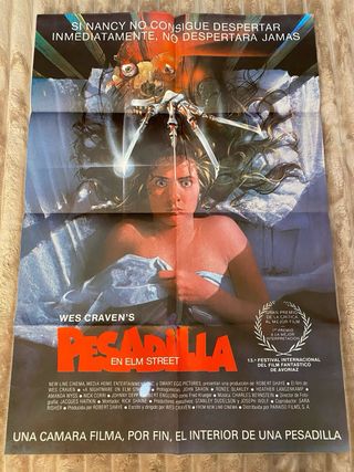 Pesadilla en Elm Street  Cartel Original .
