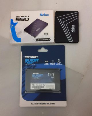 2x SSD PATRIOT + NETAC 120GB 2.5 SATA ENVIO GRATIS