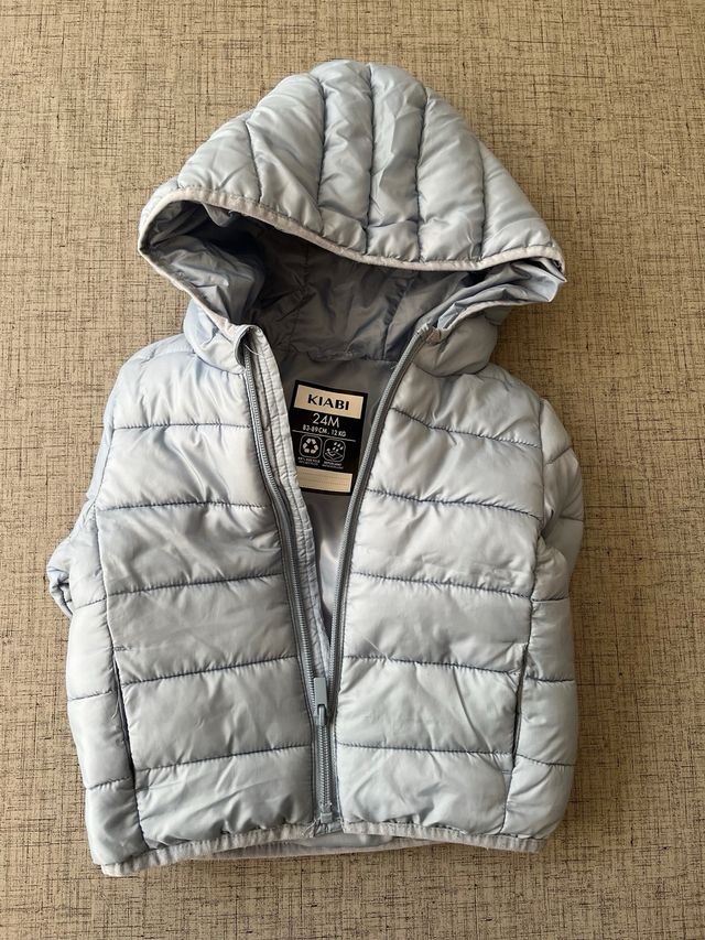 Abrigo unisex azul celeste