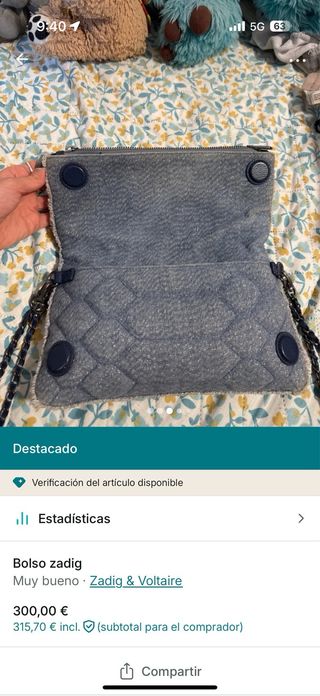 Bolso Zadig & Voltaire azul