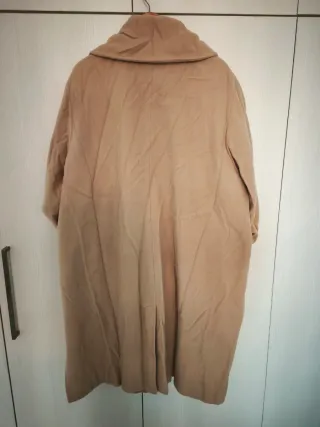 Abrigo Escada Lana Virgen Beige