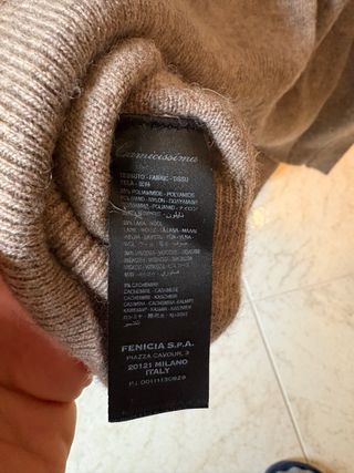 Maglioncino Camicissima misto lana e cashmere xxl