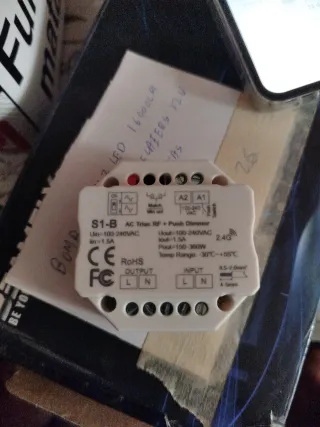 Interruptor Regulador S1-B AC Triac RF C.14