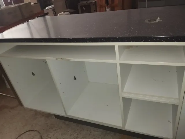 Mostrador 260cm con luces LED