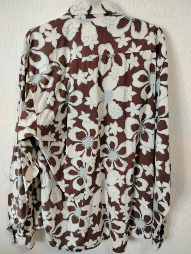 Camisa Macson Flores Talla L