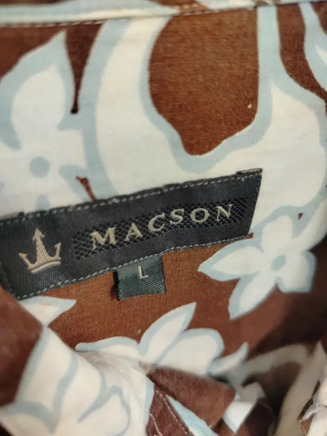 Camisa Macson Flores Talla L