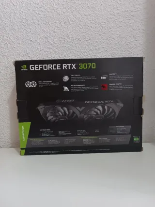 Caja MSI GEFORCE RTX 3070 VENTUS 2X OC