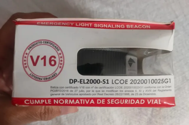Baliza LED V16 de emergencia