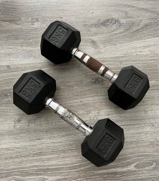 Par Mancuernas Hexagonales 5kg