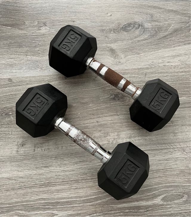 Par Mancuernas Hexagonales 5kg