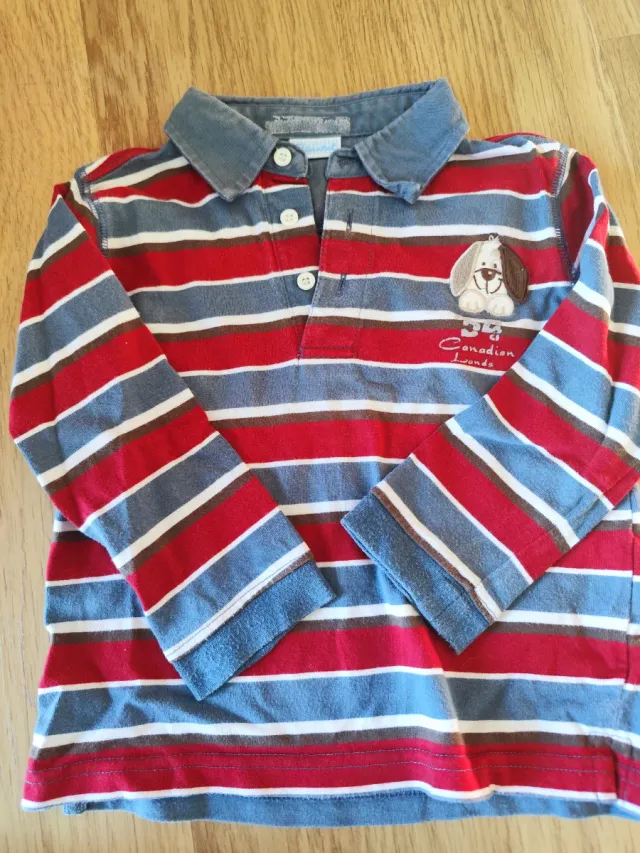 Camisa a rayas 92/98 cm