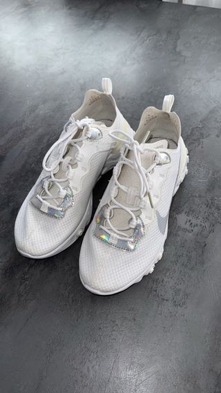 Nike React Vision Plata y Blanco