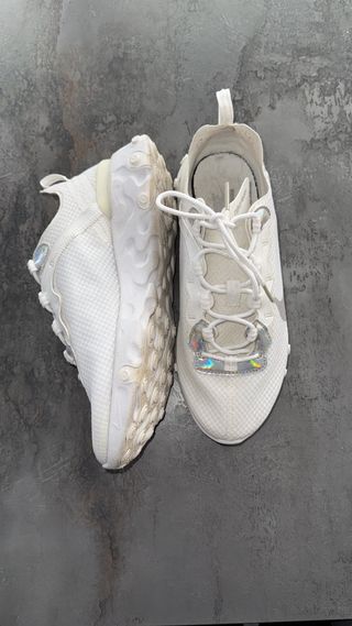 Nike React Vision Plata y Blanco