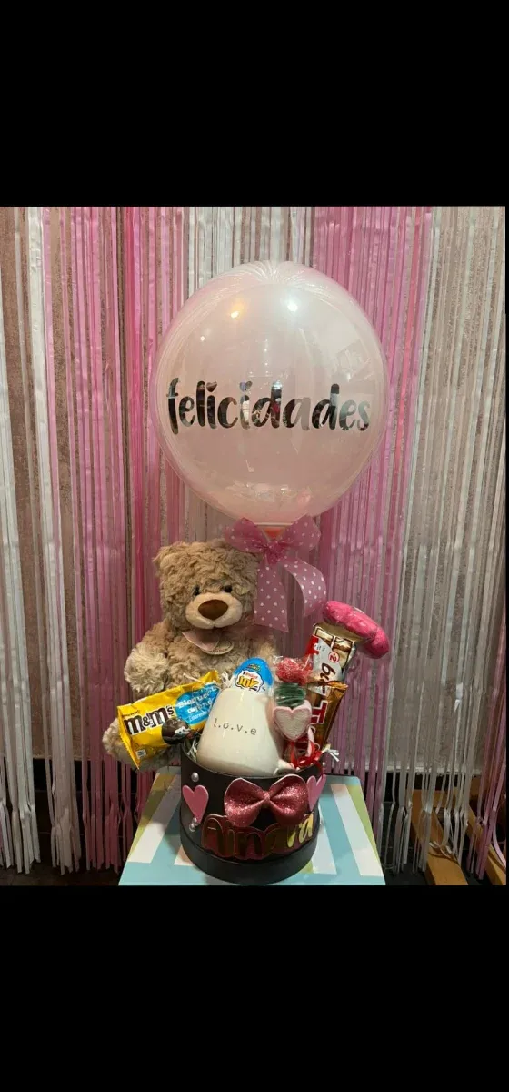 Regalo Oso Peluche y Chocolates