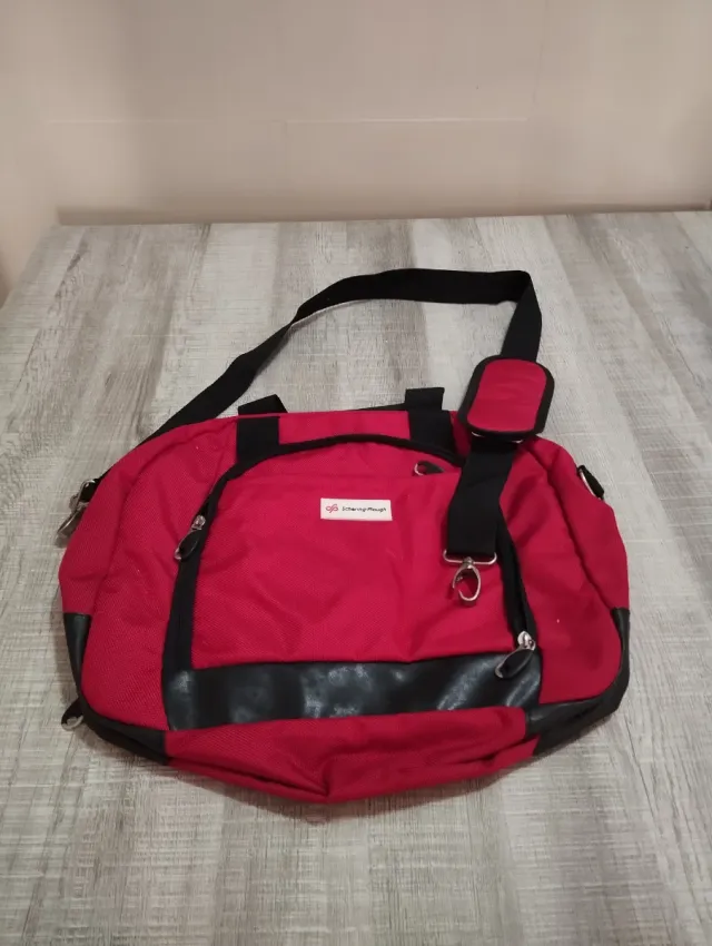 Bolso Schering-Plough Rojo y Negro