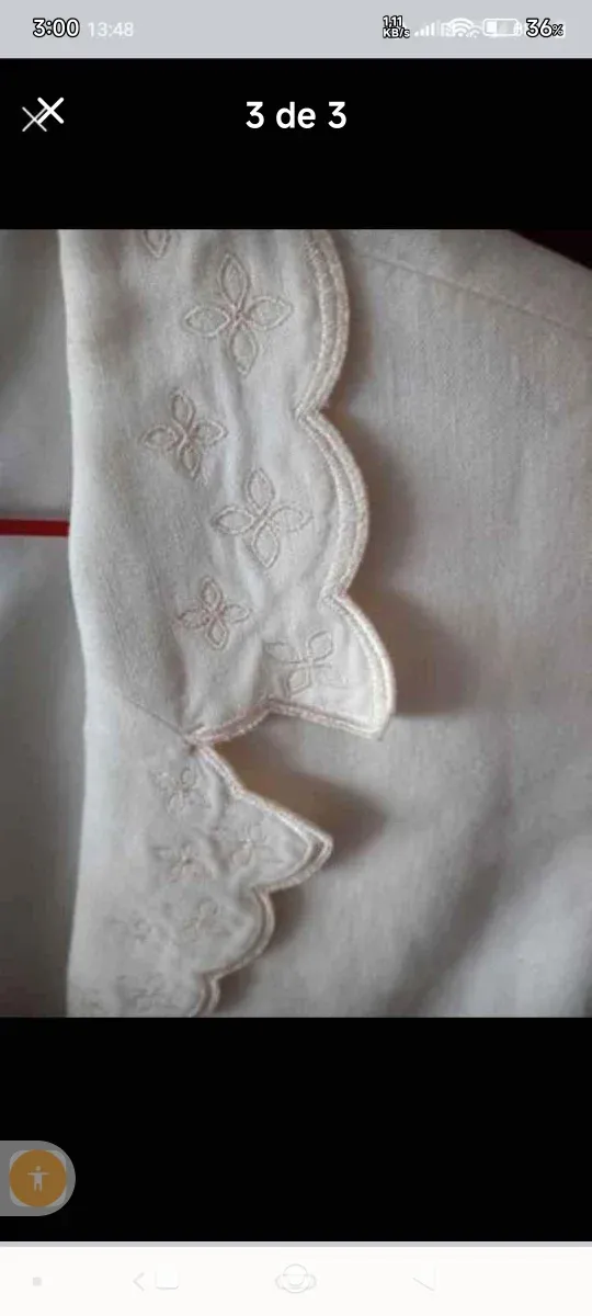 Chaqueta Lino Bordada