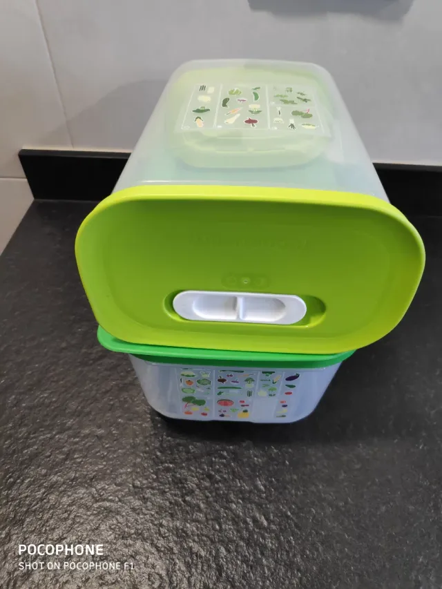2 Contenedores Tupperware Fruta y Verdura