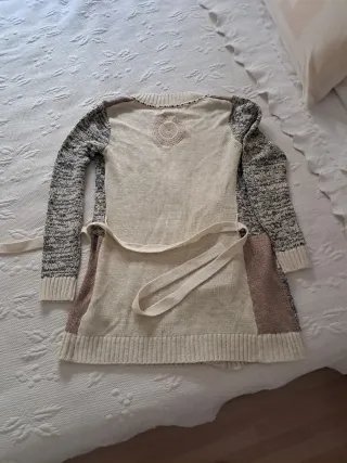 Chaqueta punto patchwork mujer talla única