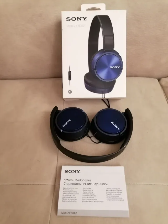 Cuffie Sony MDR-ZX310AP Blu