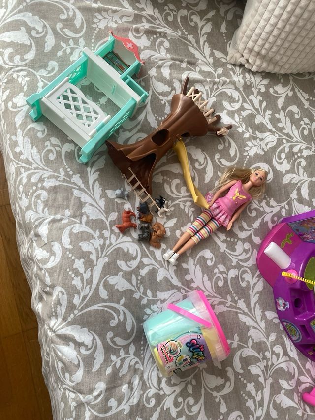 Lote Juguetes Muñecas Bicicleta Patinetes