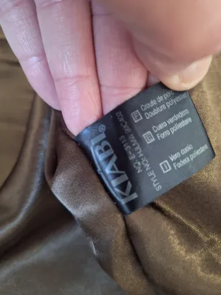 Chaqueta Cuero Vintage Mujer XL Cazadora Biker