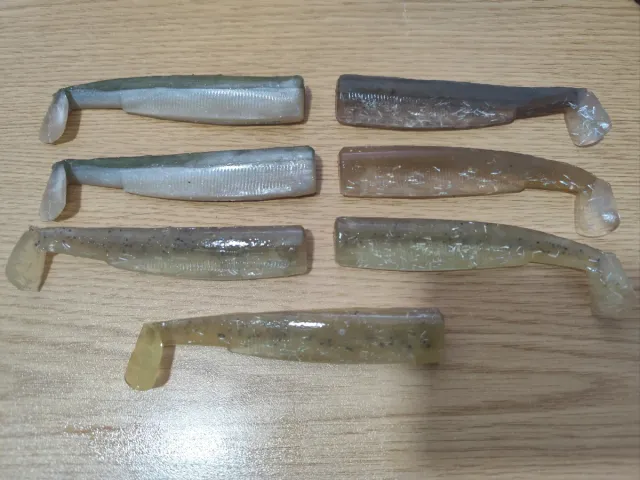 7 cuerpos señuelos vinilo tipo Black.