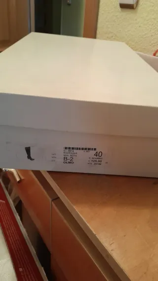 Botas de piel marrón talla 39/40  en