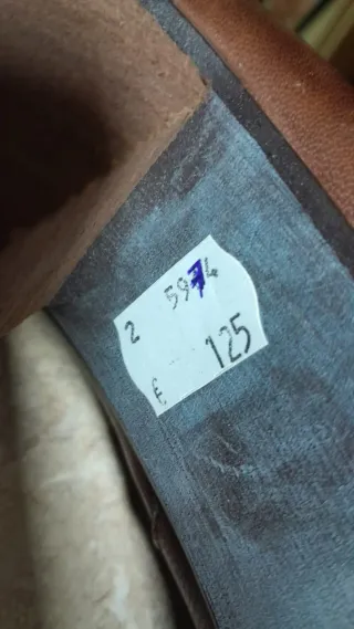 Botas de piel marrón talla 39/40  en