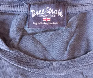 Camiseta Three Stroke azul marino talla S