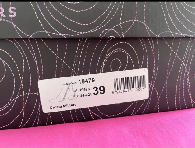 Botines Homers ante verde/marrón T.39