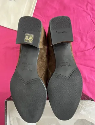 Botines Homers ante verde/marrón T.39