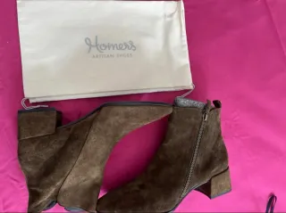 Botines Homers ante verde/marrón T.39