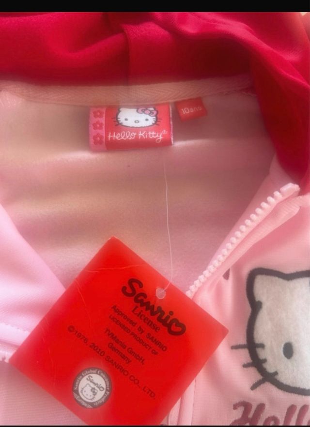 Chándal Hello Kitty Rojo 10 Años