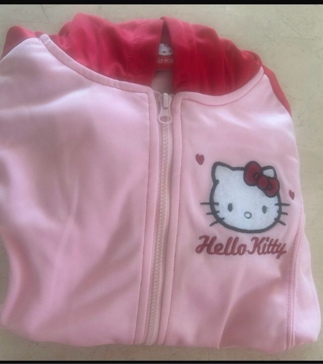 Chándal Hello Kitty Rojo 10 Años