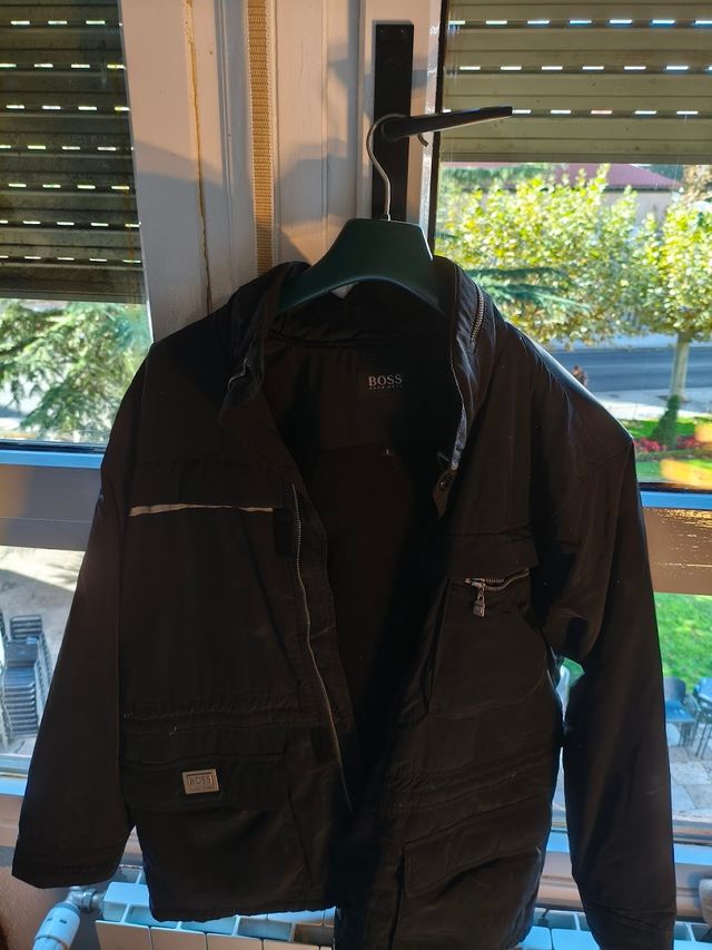 Chaqueta BOSS Vintage Impermeable Talla L