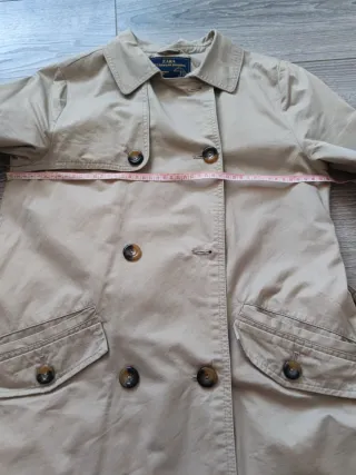 Gabardina Zara Beige Oscura/Camel