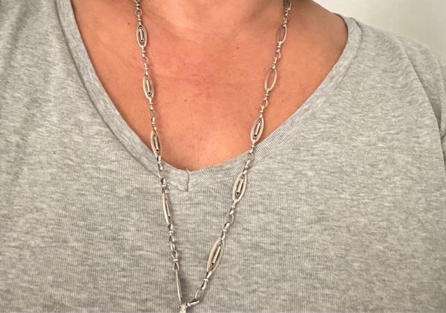 Cadena de plata antigua 925